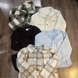 Women’s Cardigan & Shacket Bundle Cozy Fall Layers M L XL